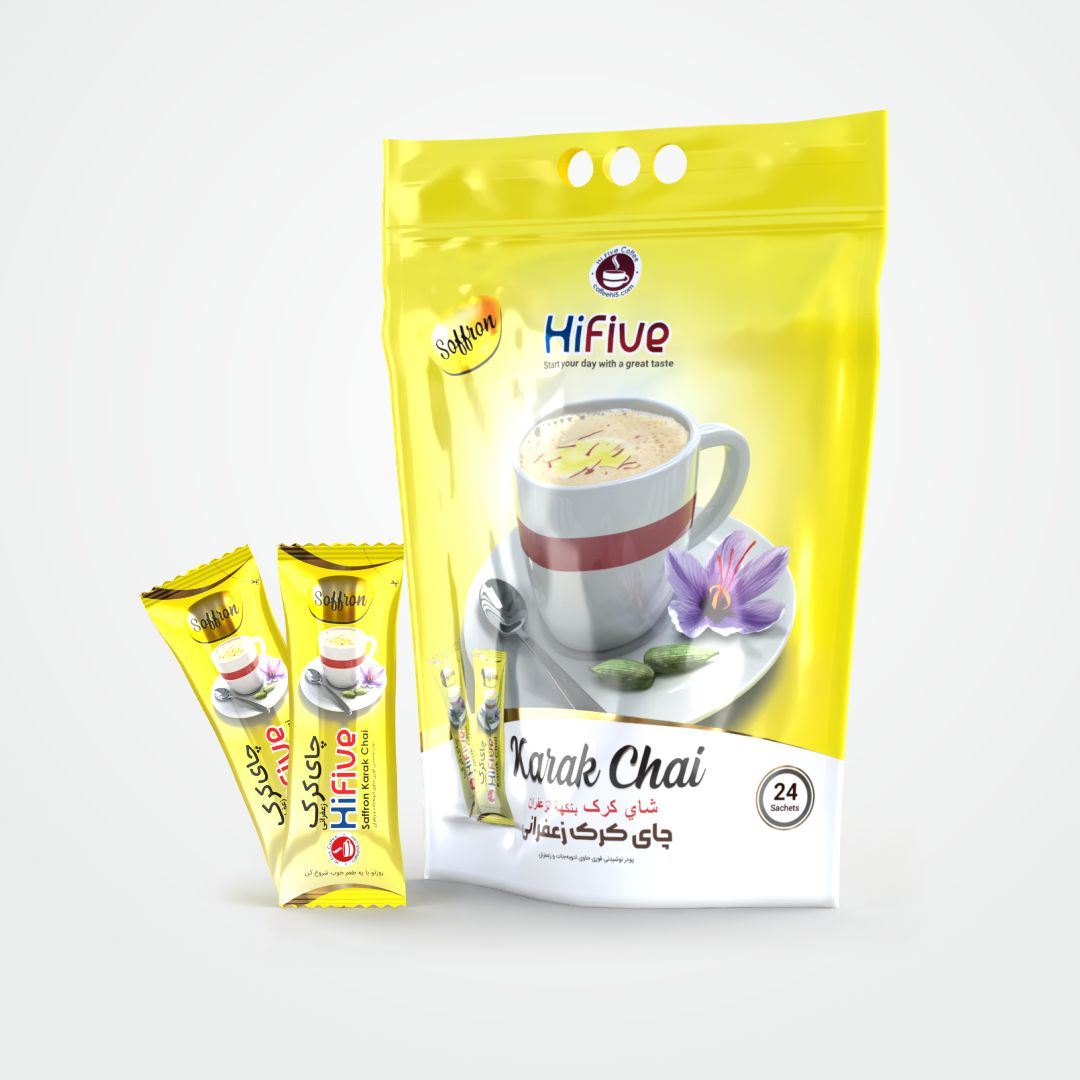 چای کرک زعفرانی Saffron Crack tea - های فایو چای کرک زعفرانی